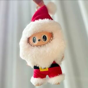 Christmas Santa Clause Clothing Outfit For Labubu, Doll Is Not Included